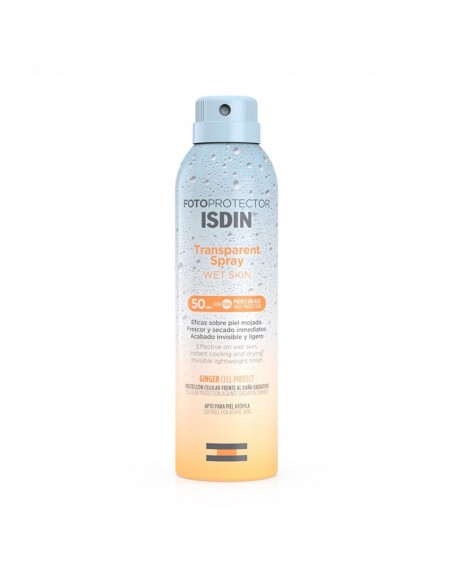 Isdin Fotoprotector FPS30+ Spray Transparente Wet Skin Corporal 250ml