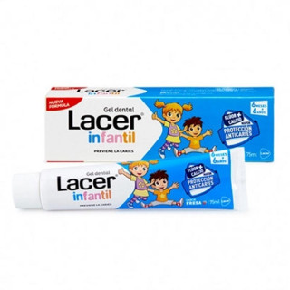 Lacer Infantil Gel Dental Fresa 75ml.