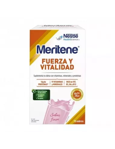 Meritene Fuerza Y Vitalidad Sabor Sabor Fresa...