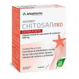 Arkodiet Chitosan Extra Forte 500 mg por cápsula 60 Cápsulas.