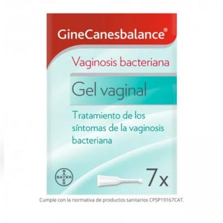 Ginecanesbalance Gel Vaginal 7 Tubos 5ml.