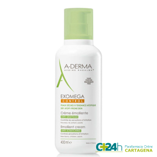 A-Derma Exomega Crema Emoliente Cara y Cuerpo 400ml.