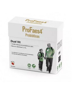 PROFAES4 PROBIOTICO DUAL VIT 30 STICKS DE 1500 MG SABOR A...