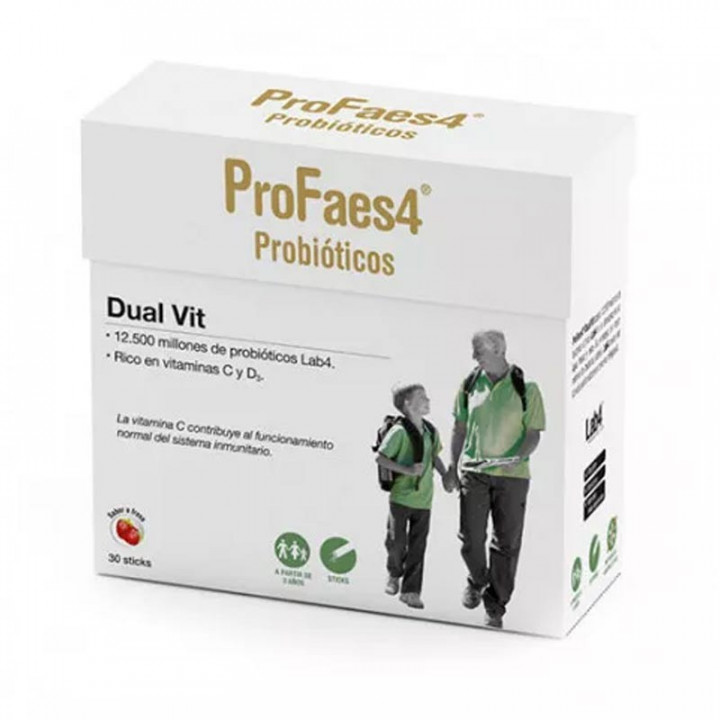 Profaes4 Probióptico Dual Vit 30 Sticks 1500mg.