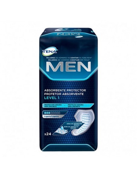 TENA MEN LEVEL1 ABSORCION LIGHT 200 ML 24 UNIDADES