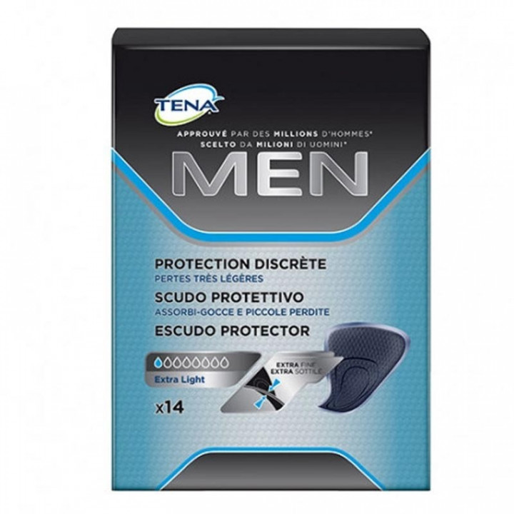 Tena Men Escudo Protector Absorción Extra Light 45ml 14 uds.