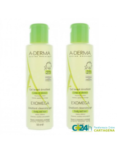 A-Derma Exomega Control Gel Limpiador Emoliente Cara...