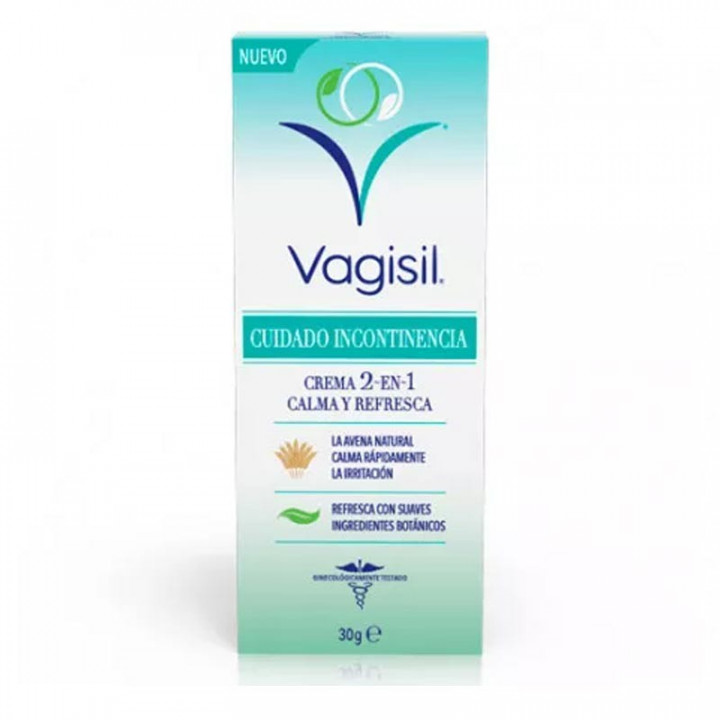 Vagisil Cuidado Incontinencia Crema 2 en 1 30gr.