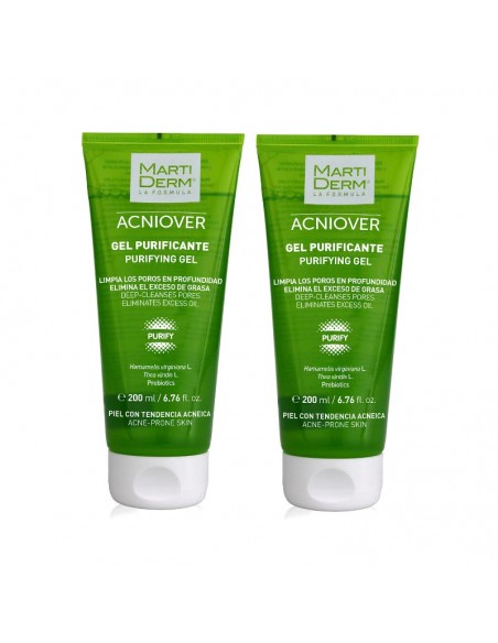 Martiderm Acniover Gel Purificante 2X200Ml