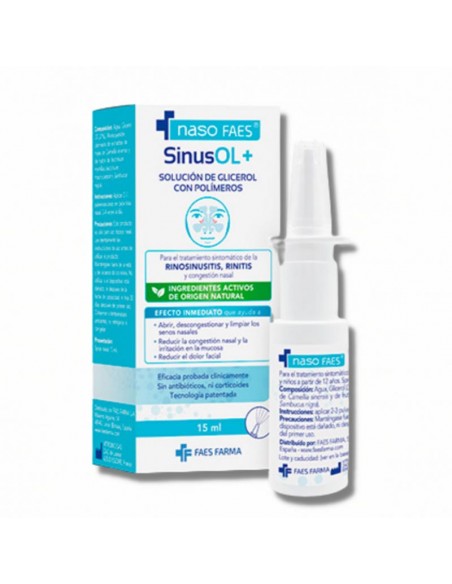 NASO FAES SINUSOL+ 1 SPRAY NASAL 15 ML