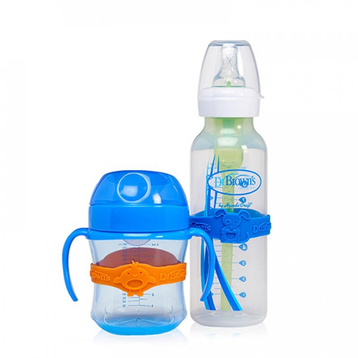 DR BROWN`S BANDAS IDENTIFICATIVAS DEL BIBERON,VASO DE SU BEBE FRENTE A OTROS, DR BROWN`S