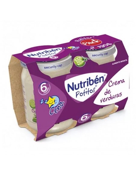 NUTRIBEN POTITO CENA BIPACK 2X190G CREMA DE VERDURAS