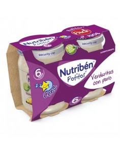 NUTRIBEN POTITO CENA BIPACK 2X190GVERDURITAS CON PAVO