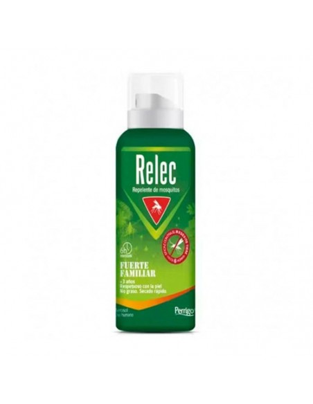 RELEC FUERTE FAMILIAR REPELENTE DE MOSQUITOS DE USO HUMANO 1 ENVASE 125 ML