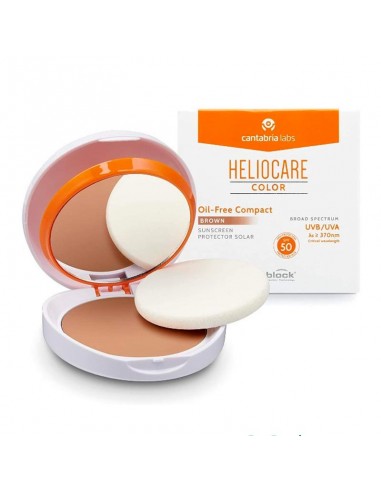 Heliocare Compacto Facial FPS50 Mineral Color Brown 10g