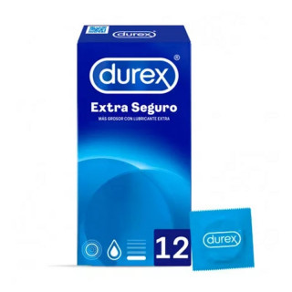 Durex Preservativos Extra Seguros 12 Unidades.