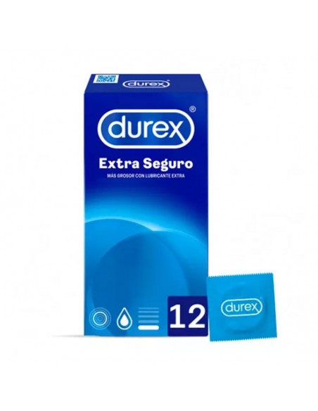 DUREX EXTRA SEGURO 12 PRESERVATIVOS DE RECKITT BENCKISER HEALTHCARE