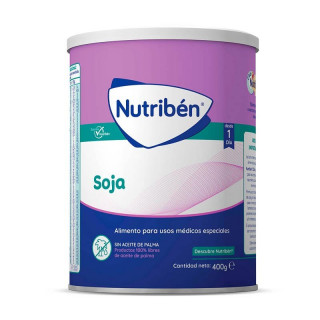 Nutribén Leche de Soja Sin Lactosa 400 gr.