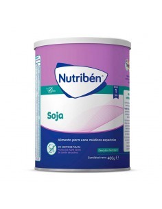 NUTRIBEN LECHE SOJA  400G A PARTIR DE 0 MESES DE ALTER...