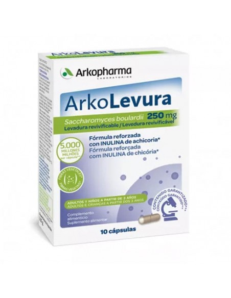 ARKO-LEVURA SACCHAROMYCES BOULARDII 250 MG 10 CAPS