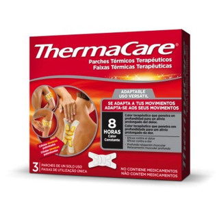 Thermacare 3 Parches Térmicos Adaptables.