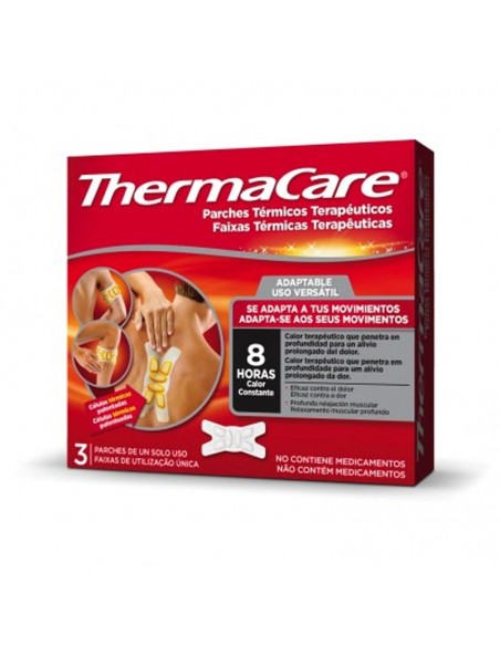 THERMACARE PARCHES TERMICOS ADAPTABLES 3 PARCHES