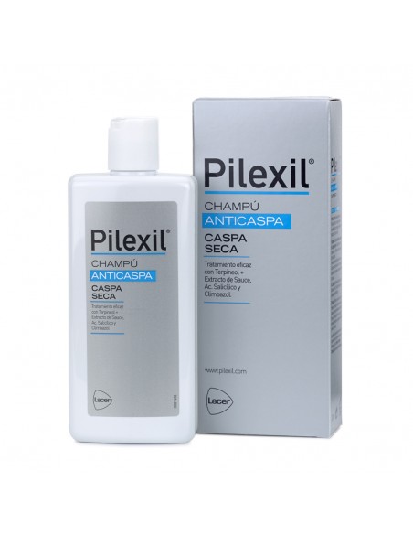 Pilexil Champu Anticaspa Seca 300 ml, Cabellos Tendencia A Seca