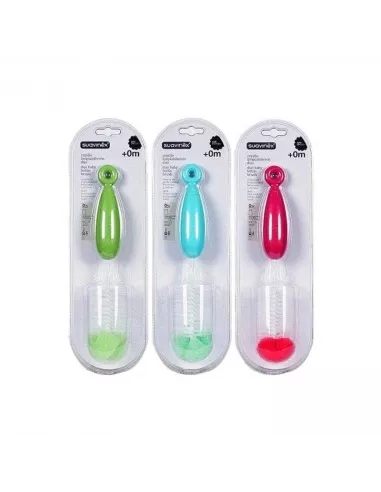 Suavinex Cepillo Limpiabiberon + Limpiatetina Duo