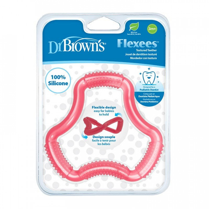 Dr Brown's Mordedor Flexees Rosa.