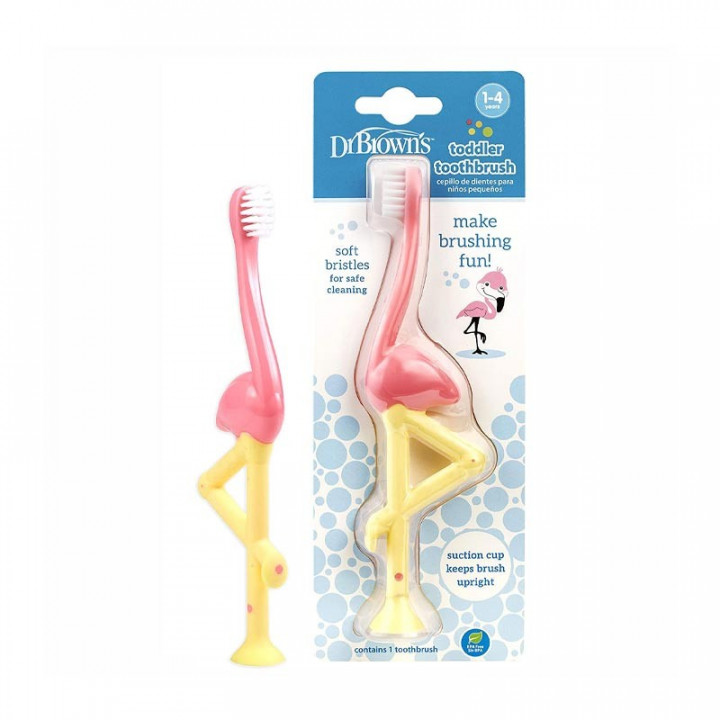 DR BROWN´S CEPILLO DE DIENTES FLAMENCO PARA NIÑOS PEQUEÑOS