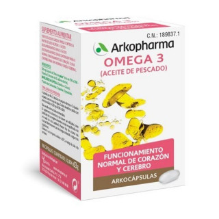 Arkocaps Salmón Aceite de Pescado 100 Perlas Rico en Omega 3.