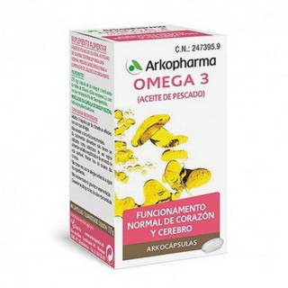 Arkocaps Salmón Aceite de Pescado 50 Perlas Rico en Omega 3.