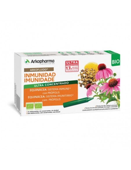 Arkofluido Echinacea Propolis 10 Ampollas, Bio.