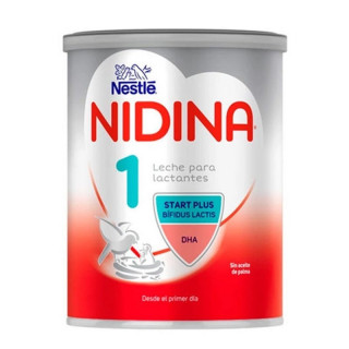 NESTLE NIDINA 800G 1 PREMIUM, LECHE PARA LACTANTES DESDE 0 MESES CON OMEGA 3 Y OMEGA 6, PRIMERA EDAD