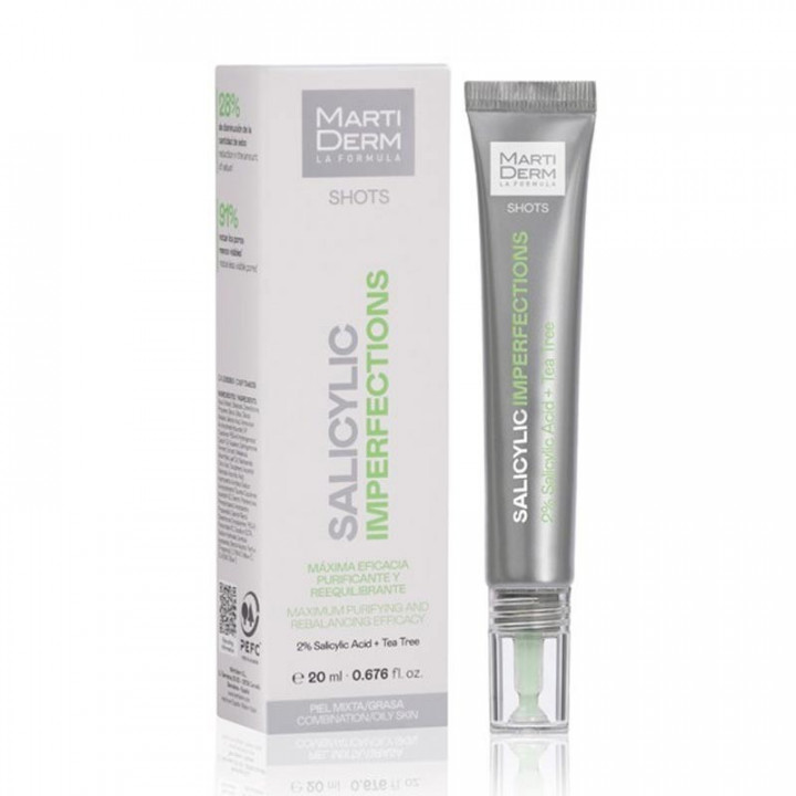 MARTIDERM SHOTS SALICYLIC IMPERFECTIONS 1 ENVASE 20 ML