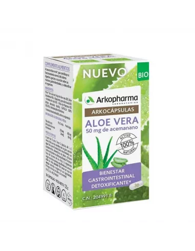 Arkocapsulas Aloe Vera Bio 30 Capsulas