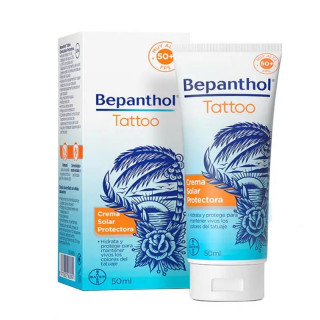 BEPANTHOL TATTOO CREMA SOLAR PROTECTORA SPF 50+ 1 TUBO 50 ML