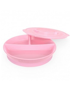 TWISTSHAKE PLATO DIVIDIDO 6M ROSA PASTEL