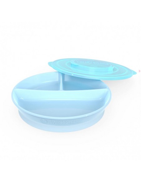TWISTSHAKE PLATO DIVIDIDO 6M AZUL PASTEL