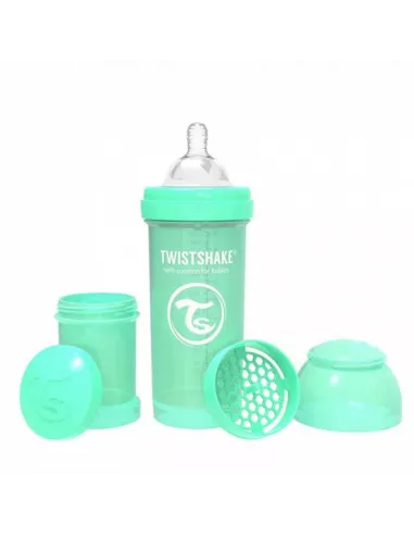 Twistshake Biberon Anticolico 260 Ml Verde