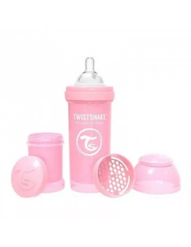 Twistshake Biberon Anticolico 260 Ml Rosa