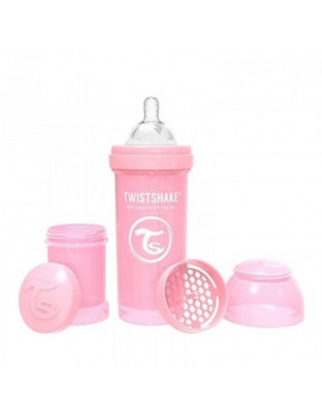 Twistshake Biberon Anticolico 260 Ml Rosa