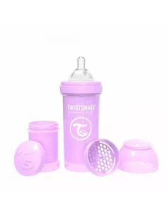 Twistshake Biberon Anticolico 260 Ml Morado
