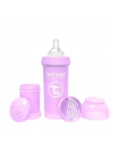 Twistshake Biberon Anticolico 260 Ml Morado