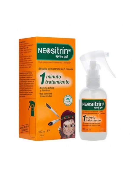 NEOSITRIN SPRAY GEL ANTIPIOJOS 1 ENVASE 100 ML + LIENDRERA