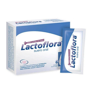 LACTOFLORA SUERO ORAL 6 SOBRES DUOCAM SABOR FRUTAS DEL BOSQUE