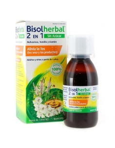 BISOLHERBAL 2 EN 1 MALVAVISCO, TOMILLO Y LLANTEN 120 ML