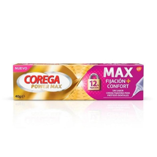 COREGA MAX FIJACION + CONFORT 1 TUBO 40 G SIN SABOR