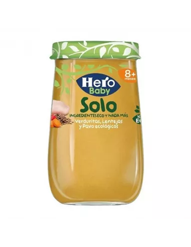 Hero Baby Solo Verduritas Lentejas Y Pavo 190 G