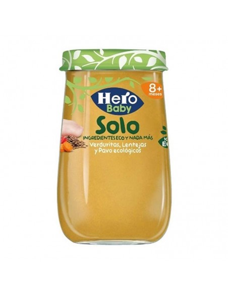 Hero Baby Solo Verduritas Lentejas Y Pavo 190 G